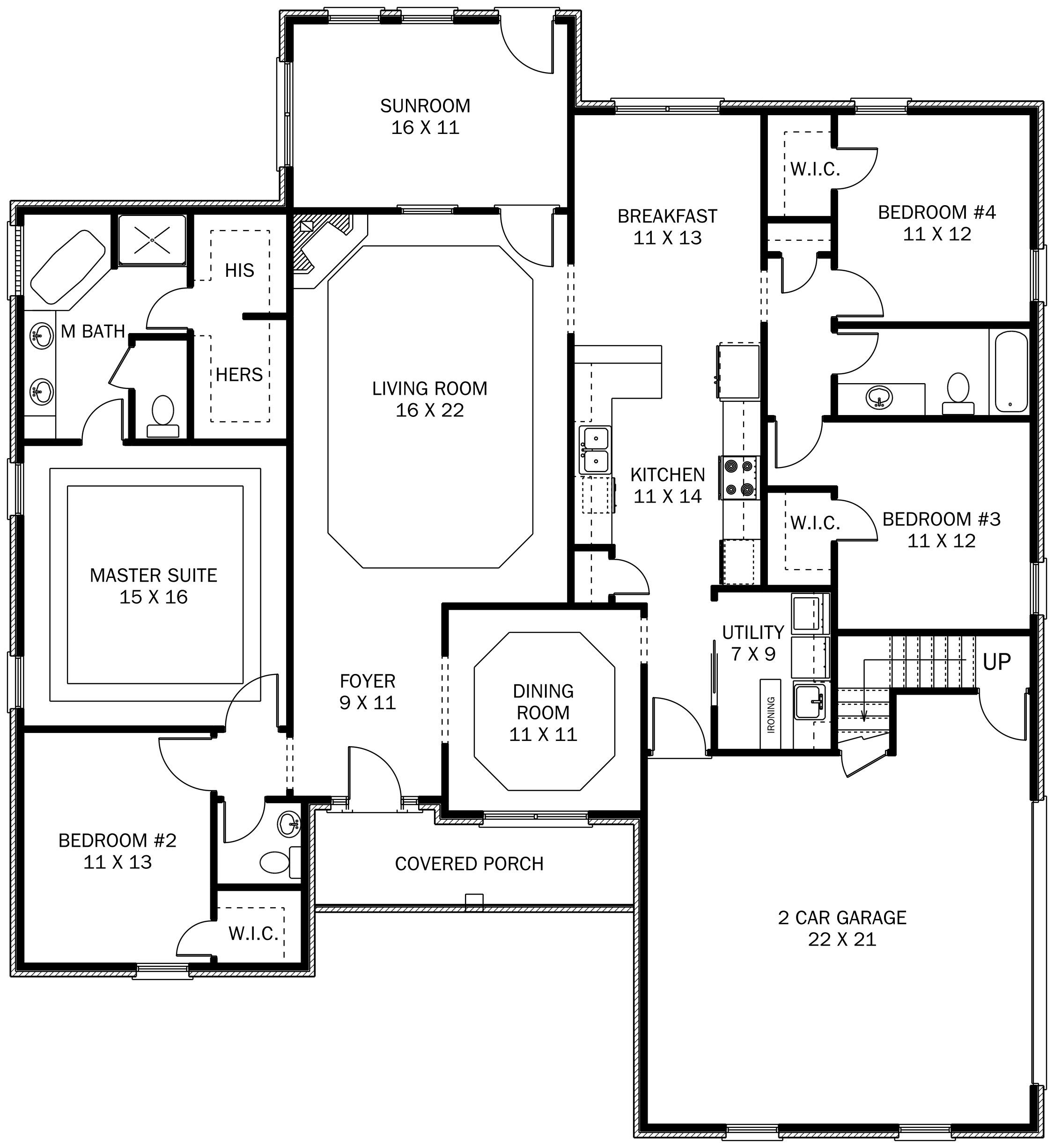 Hill Construction Floor Plan.