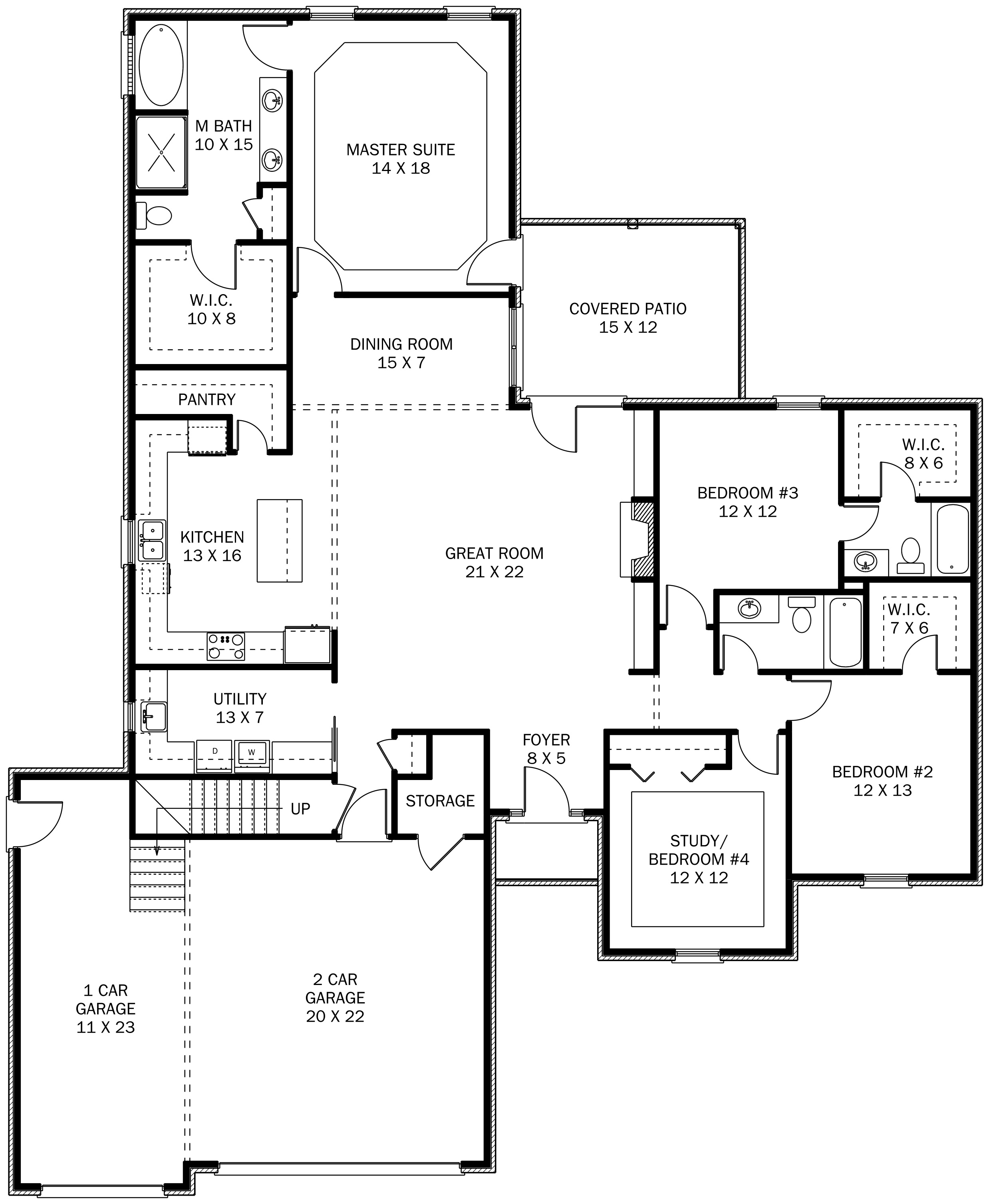 Hill Construction Floor Plan.