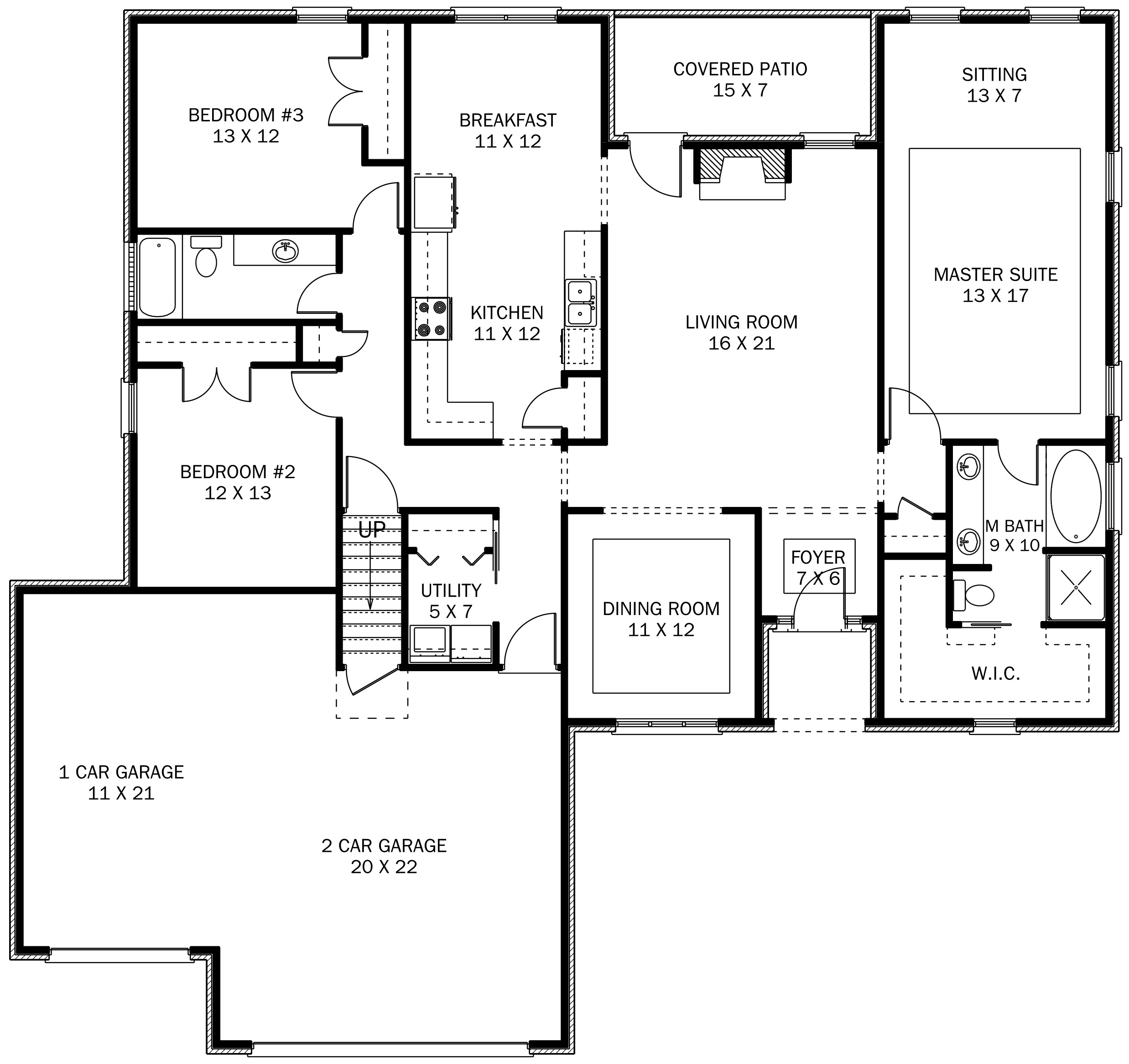 Hill Construction Floor Plan.