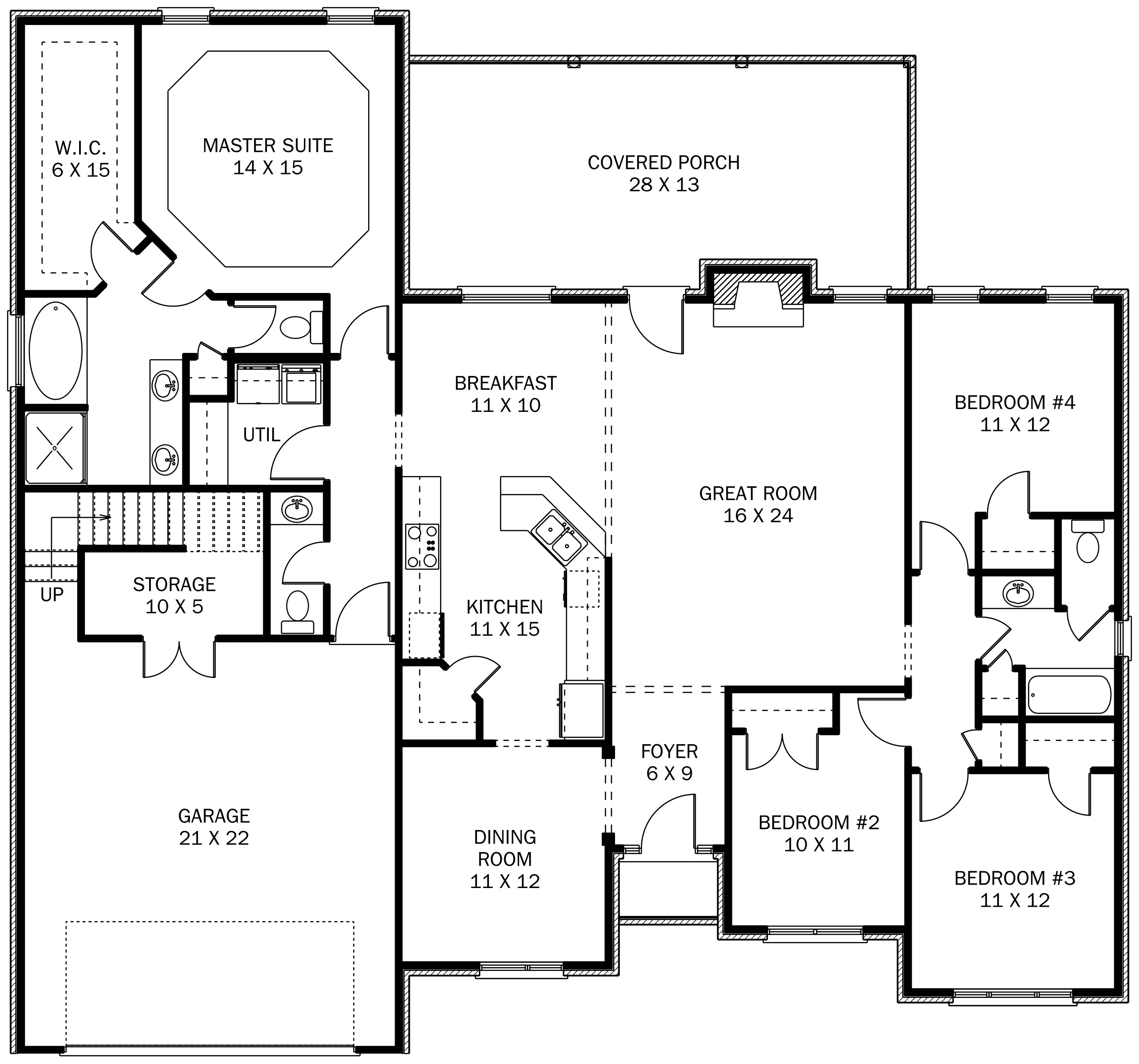 Hill Construction Floor Plan.
